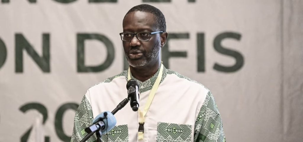 Tidjane Thiam prend la tête du PDCI