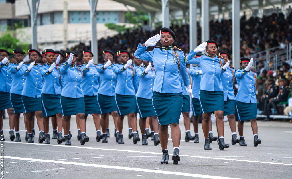 Bénin, femmes des armées